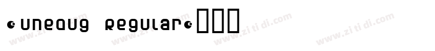 Dunebug Regular字体转换